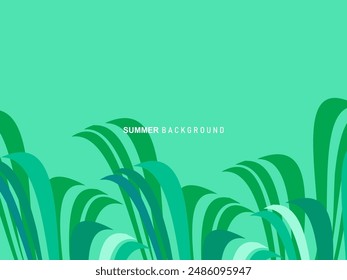 Unique artistic summer card with multicolored background, shapes and geometric elements in memphis style. Abstract design card perfect for prints, flyers, banners, invitations, charters, etc.