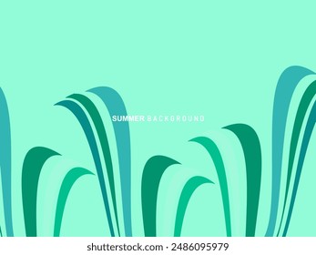 Tarjeta de verano artística única con fondo multicolor, Formas y Elementos geométricos en estilo memphis. Tarjeta de diseño Abstractas perfecta para estampados, volantes, Anuncios, invitaciones, chárter, etc.