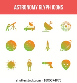 Einzigartiges Astronomiesymbol