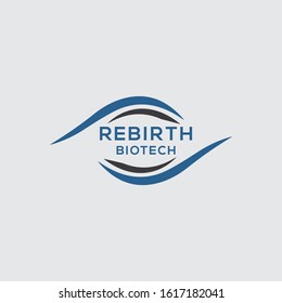 Unique attractive creative modern eye logo, and shape