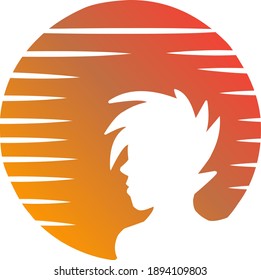 Das einzigartige und attraktive, einfache Design des Dusk-Mann ist für Logos oder Maskottchen geeignet