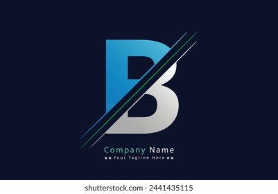 Unique B letter logo Icon vector template.