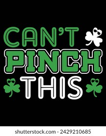 Unique Baby Boys St. Patrick's Day Can't Pinch This Short Sleeve T-Shirt, shirt print Template
