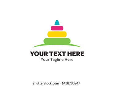 unique baby simple logo creative design in flat style with color . baby logo creative design for identity and shop