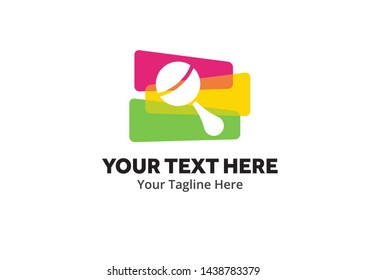 unique baby simple logo creative design in flat style with color . baby logo creative design for identity and shop