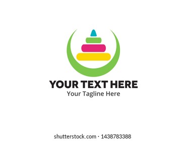 unique baby simple logo creative design in flat style with color . baby logo creative design for identity and shop