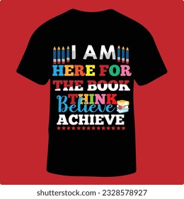 Diseño único de camisetas de vuelta a la escuela 