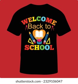 Unique back to school t shirt design