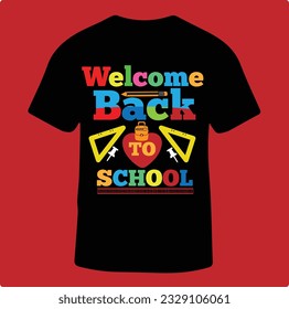 Unique back to school t shirt design