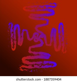 Unique background design with brash tools