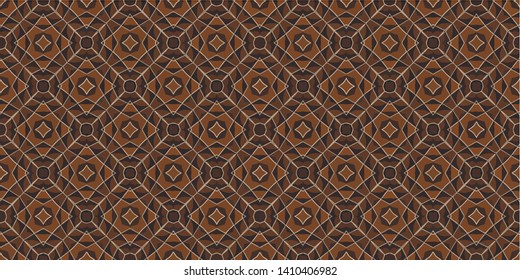 Unique background geometric swatch. Perfect for wrapping paper, wallpaper, textile and surface design. Creative Ethnic Style seamless pattern