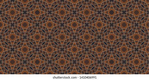 Unique background geometric swatch. Perfect for wrapping paper, wallpaper, textile and surface design. Creative Ethnic Style seamless pattern