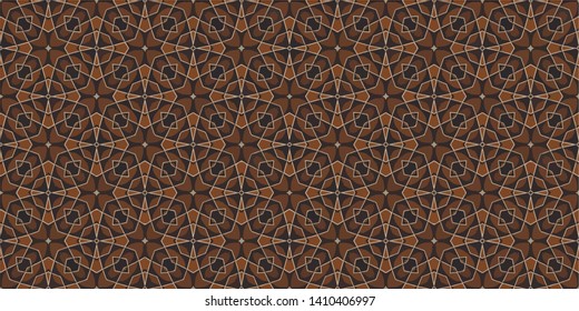 Unique background geometric swatch. Perfect for wrapping paper, wallpaper, textile and surface design. Creative Ethnic Style seamless pattern