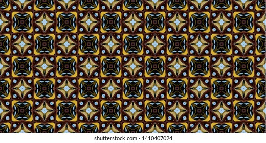 Unique background geometric swatch. Perfect for wrapping paper, wallpaper, textile and surface design. Creative Ethnic Style seamless pattern