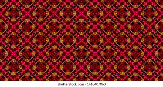 Unique background geometric swatch. Perfect for wrapping paper, wallpaper, textile and surface design. Creative Ethnic Style seamless pattern