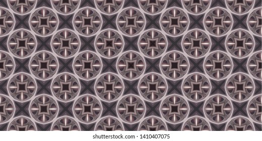 Unique background geometric swatch. Perfect for wrapping paper, wallpaper, textile and surface design. Creative Ethnic Style seamless pattern