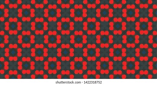 Unique background geometric swatch. Perfect for wrapping paper, wallpaper, textile and surface design. Creative Ethnic Style seamless pattern
