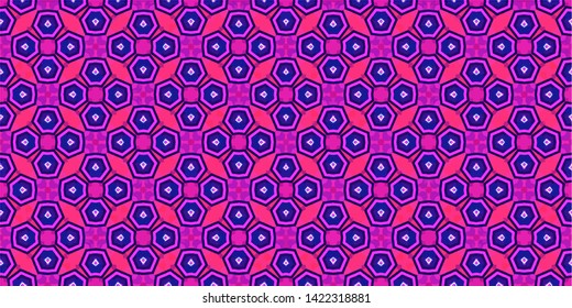 Unique background geometric swatch. Perfect for wrapping paper, wallpaper, textile and surface design. Creative Ethnic Style seamless pattern