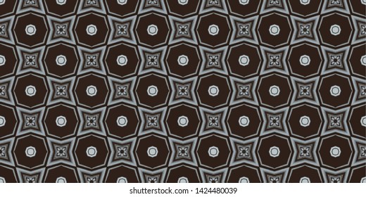 Unique background geometric swatch. Perfect for wrapping paper, wallpaper, textile and surface design. Creative Ethnic Style
