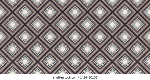 Unique background geometric swatch. Perfect for wrapping paper, wallpaper, textile and surface design. Creative Ethnic Style