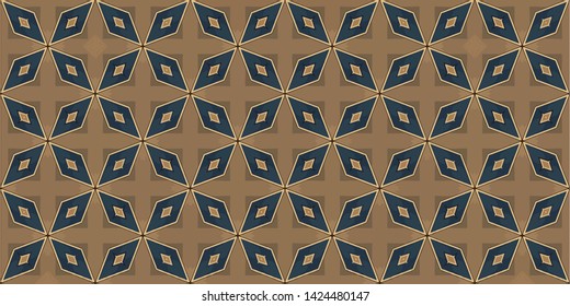 Unique background geometric swatch. Perfect for wrapping paper, wallpaper, textile and surface design. Creative Ethnic Style