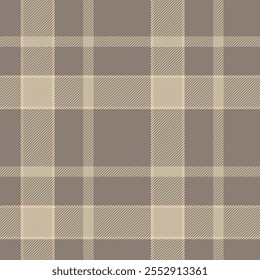 Unique background plaid texture, worldwide pattern fabric vector. Thin seamless textile tartan check in pastel and light colors palette.