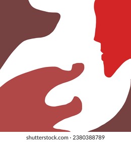 Unique background without ideas with abstract colors

