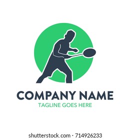 Unique Badminton Logo Template