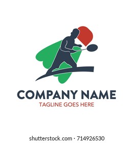 Unique Badminton Logo Template