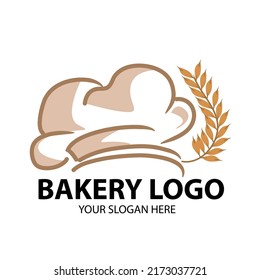 Unique bakery logo minimalist vector illustration. bakery icons