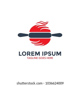 unique bakery logo. vector illustration. minimalist
