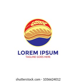 unique bakery logo. vector illustration. minimalist