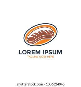 unique bakery logo. vector illustration. minimalist