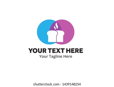 unique bakery simple logo creative design in flat style with color . bakery logo creative design for identity and business