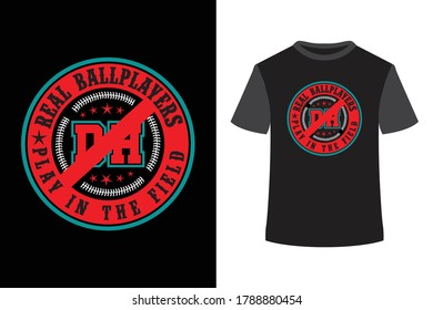 Unique Ball Typography T-shirt Design