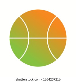 Unique Ball Vector Glyph Icon