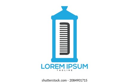 Unique barber logo Modern and minimalist vector and abstract logo