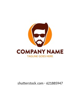 Unique Barber Shop Logo