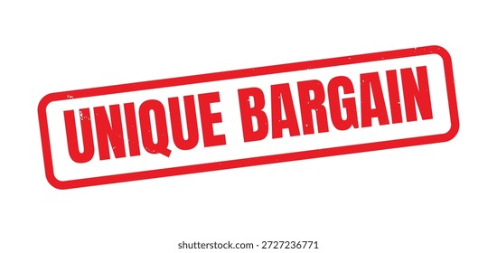 Selo de borracha vermelho grunge barganha original, rótulo de negócio especial de tinta vintage angustiado, desconto exclusivo e marca de venda, compras de textura áspera e conceito de marketing