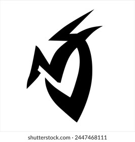 unique basic tribal shape for logo idea