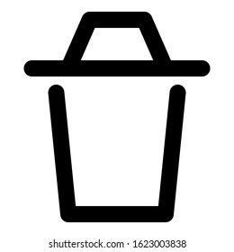 Unique basket icon, illustration, vector