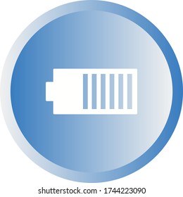 Unique Battery Vector Glyph Icon