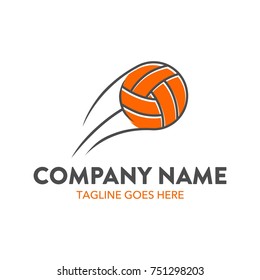 Unique Beach Volleyball Logo