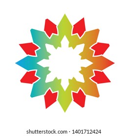Unique and beautiful logo vector design in various colors