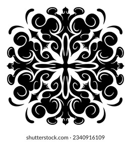 UNIQUE AND BEAUTIFUL MANDALA FLOWER VECTORS FOR DESIGN MATERIALS