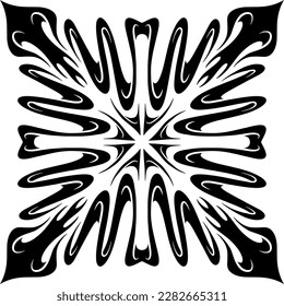 VECTOR ORNAMENTAL DE MANDALA ÚNICO Y HERMOSO PARA PLANTILLA DE DISEÑO