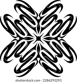 VECTOR ORNAMENTAL DE MANDALA ÚNICO Y HERMOSO PARA PLANTILLA DE DISEÑO