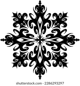 UNIQUE AND BEAUTIFUL MANDALA ORNAMENT VECTOR FOR DESIGN TEMPLATE