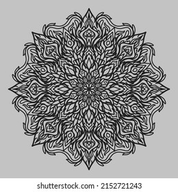 Unique and beautiful mandala pattern vector file