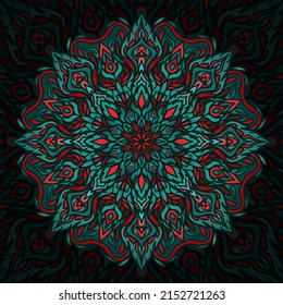 Unique and beautiful mandala pattern vector file